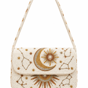 The Fiona Beaded Bag: Moon Edition