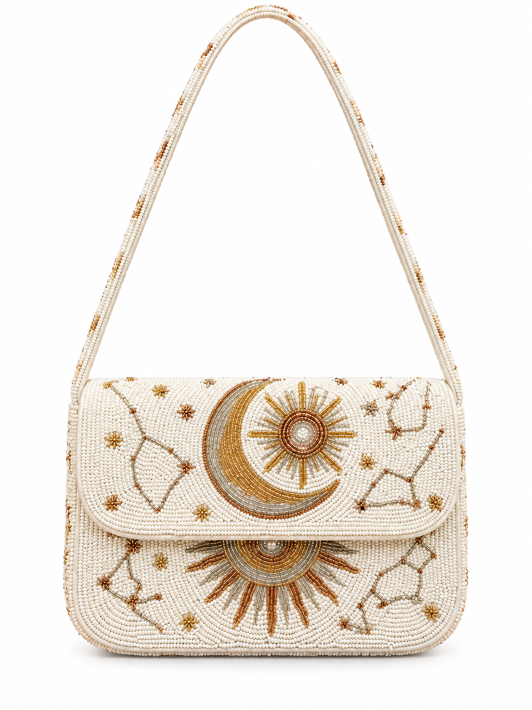 The Fiona Beaded Bag: Moon Edition