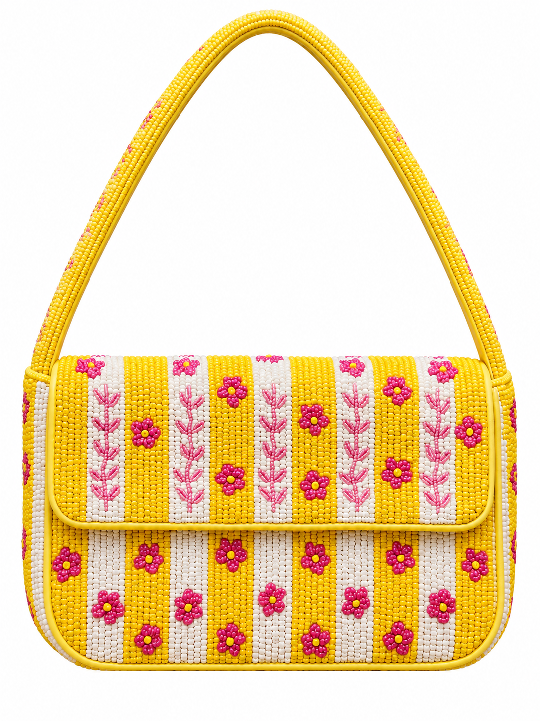 The Fiona Beaded Bag: Flower Edition