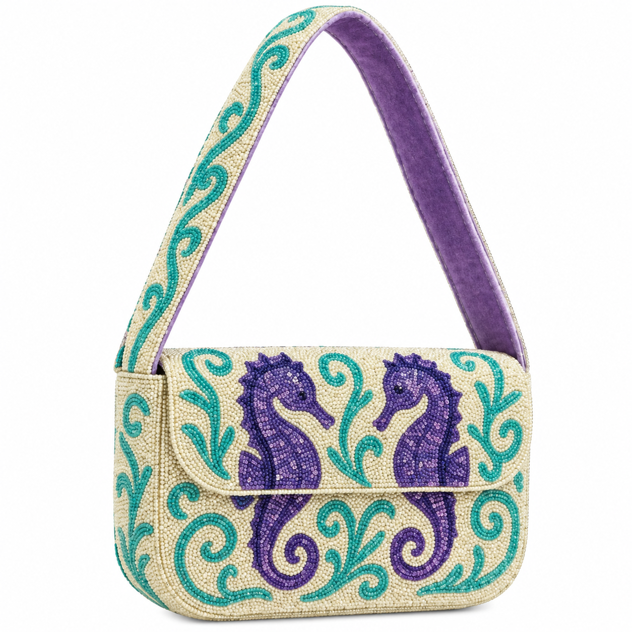 The Fiona Beaded Bag: Sea Edition